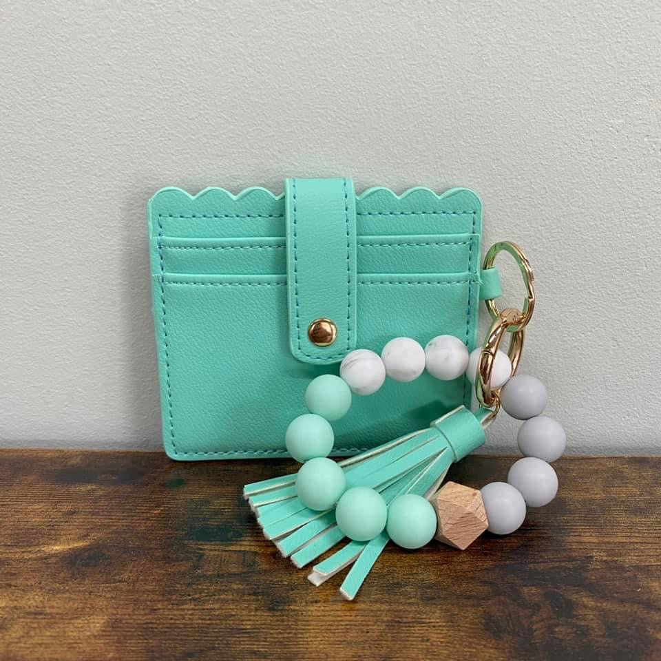 Bracelet Keychain with Card Holder