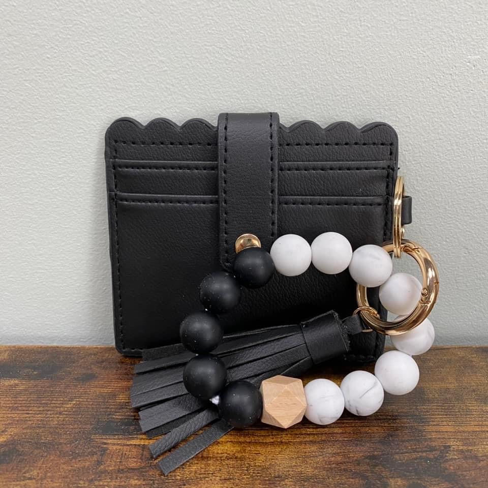 Bracelet Keychain with Card Holder