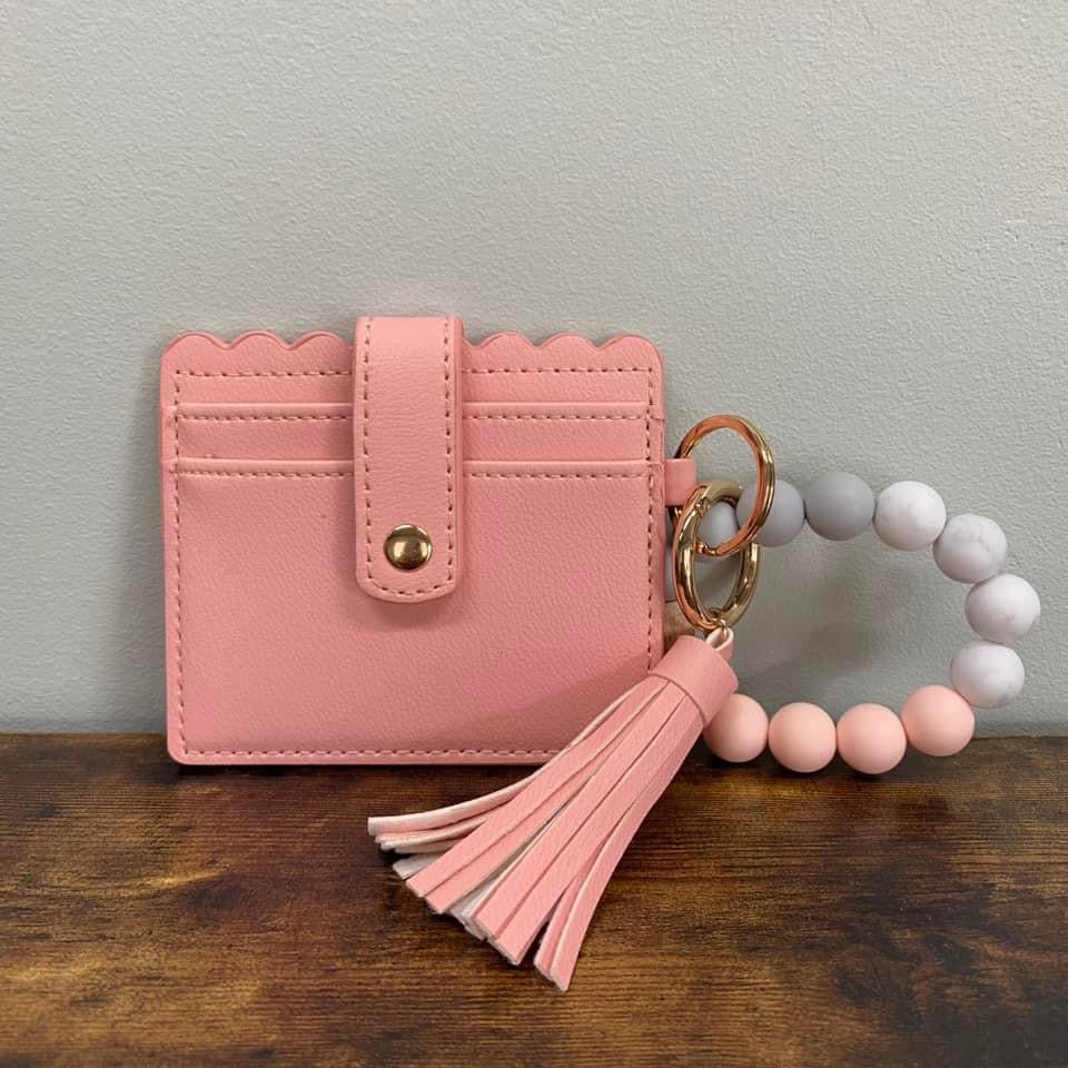 Bracelet Keychain with Card Holder