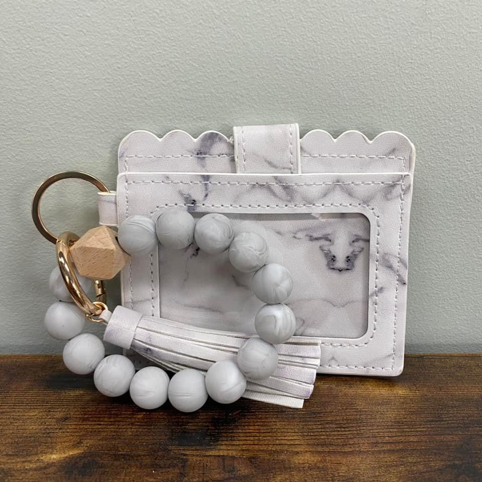 Bracelet Keychain with Card Holder