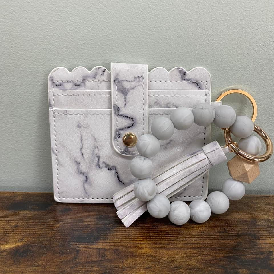 Bracelet Keychain with Card Holder