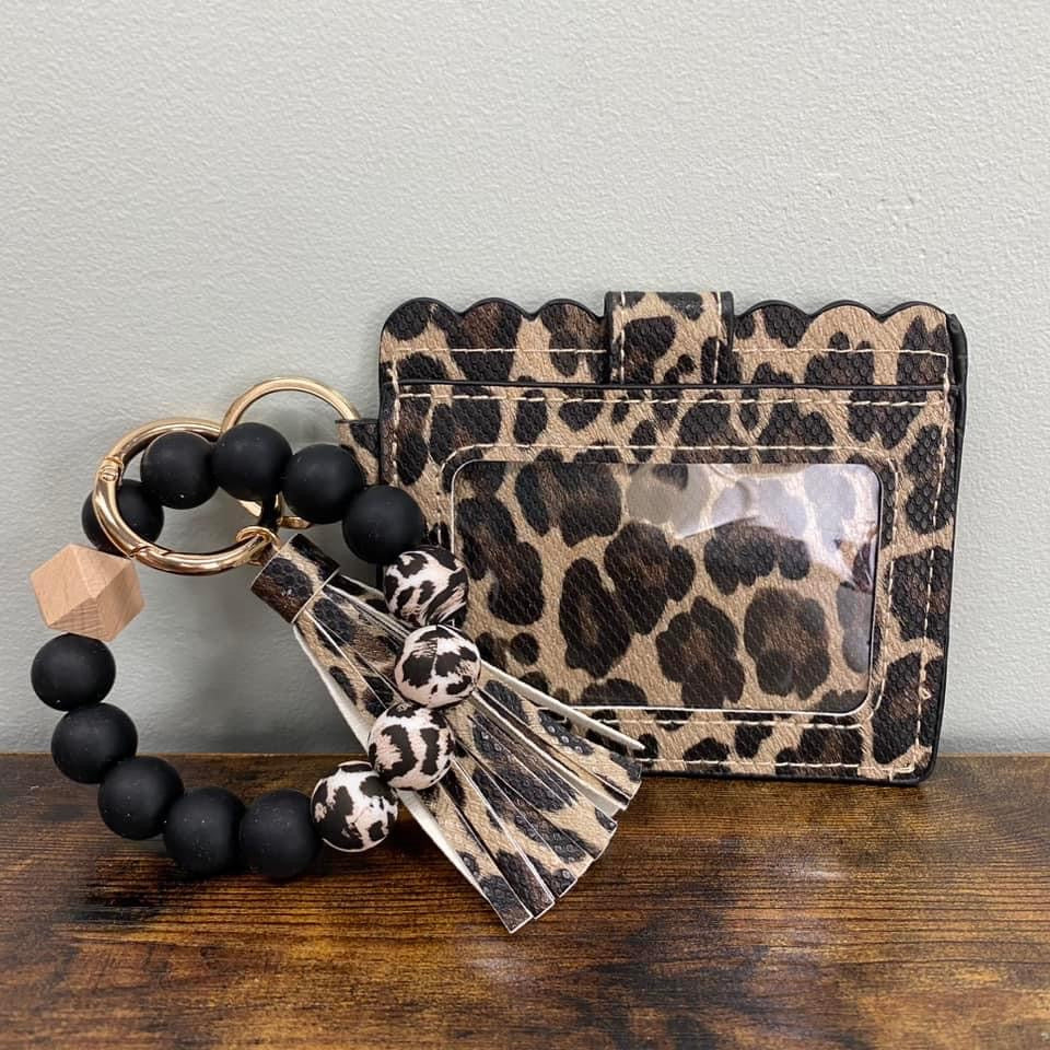 Bracelet Keychain with Card Holder