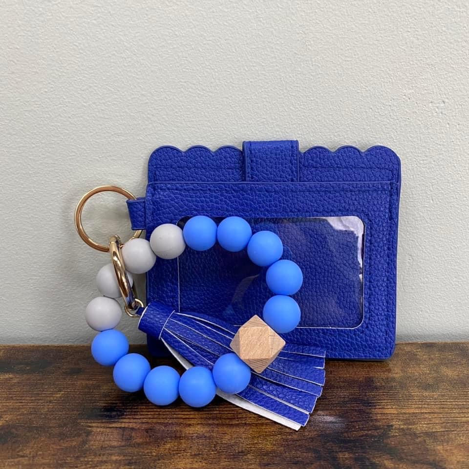 Bracelet Keychain with Card Holder