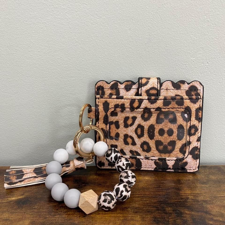Bracelet Keychain with Card Holder