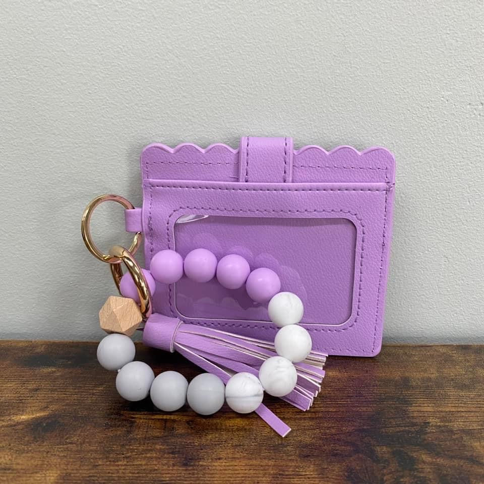 Bracelet Keychain with Card Holder