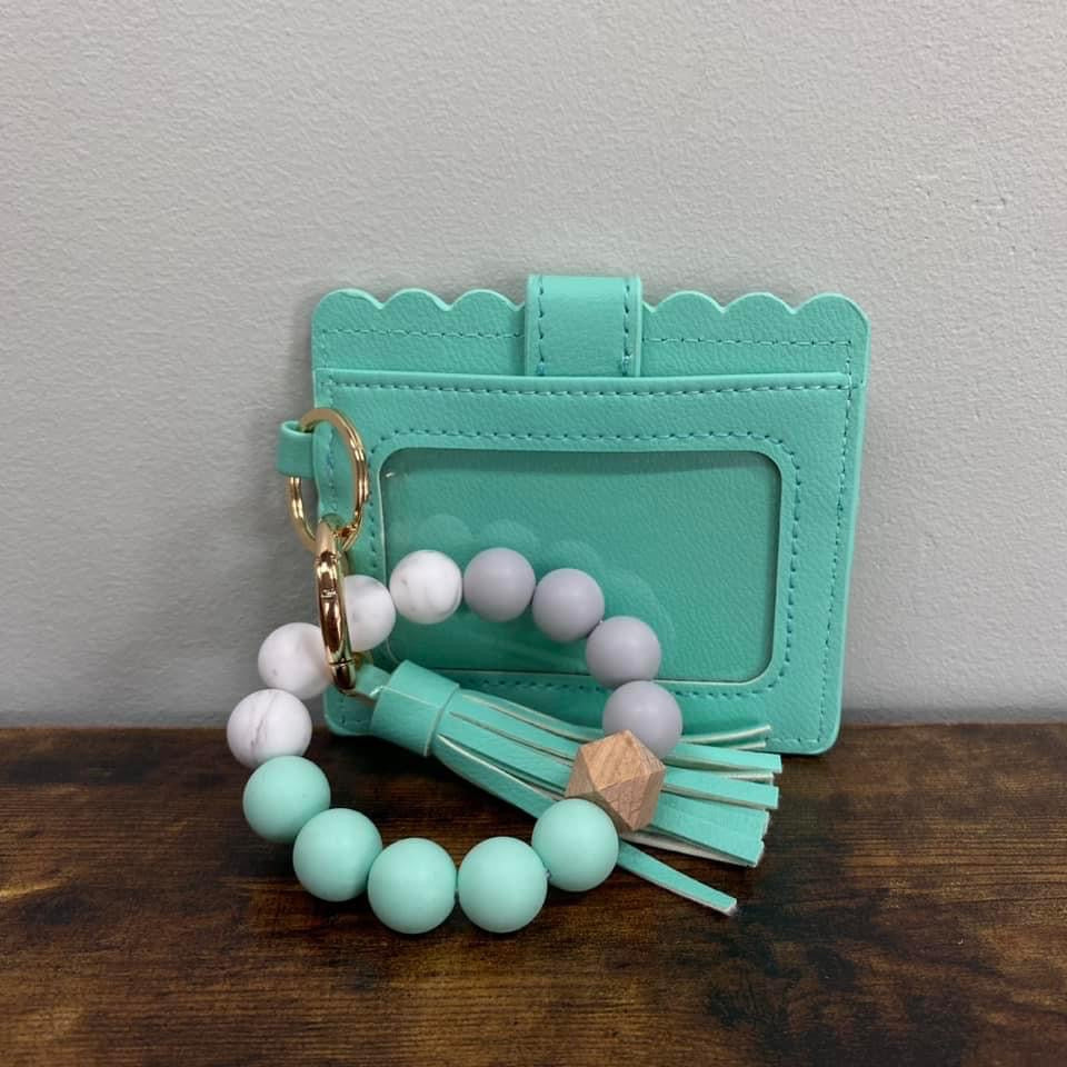 Bracelet Keychain with Card Holder