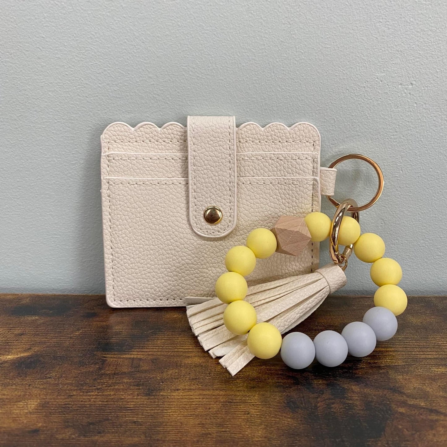 Bracelet Keychain with Card Holder