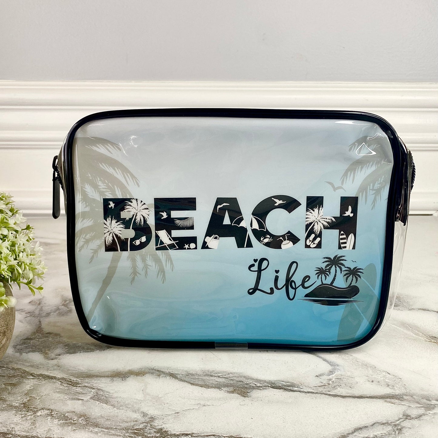 Clear Pouch - Beach