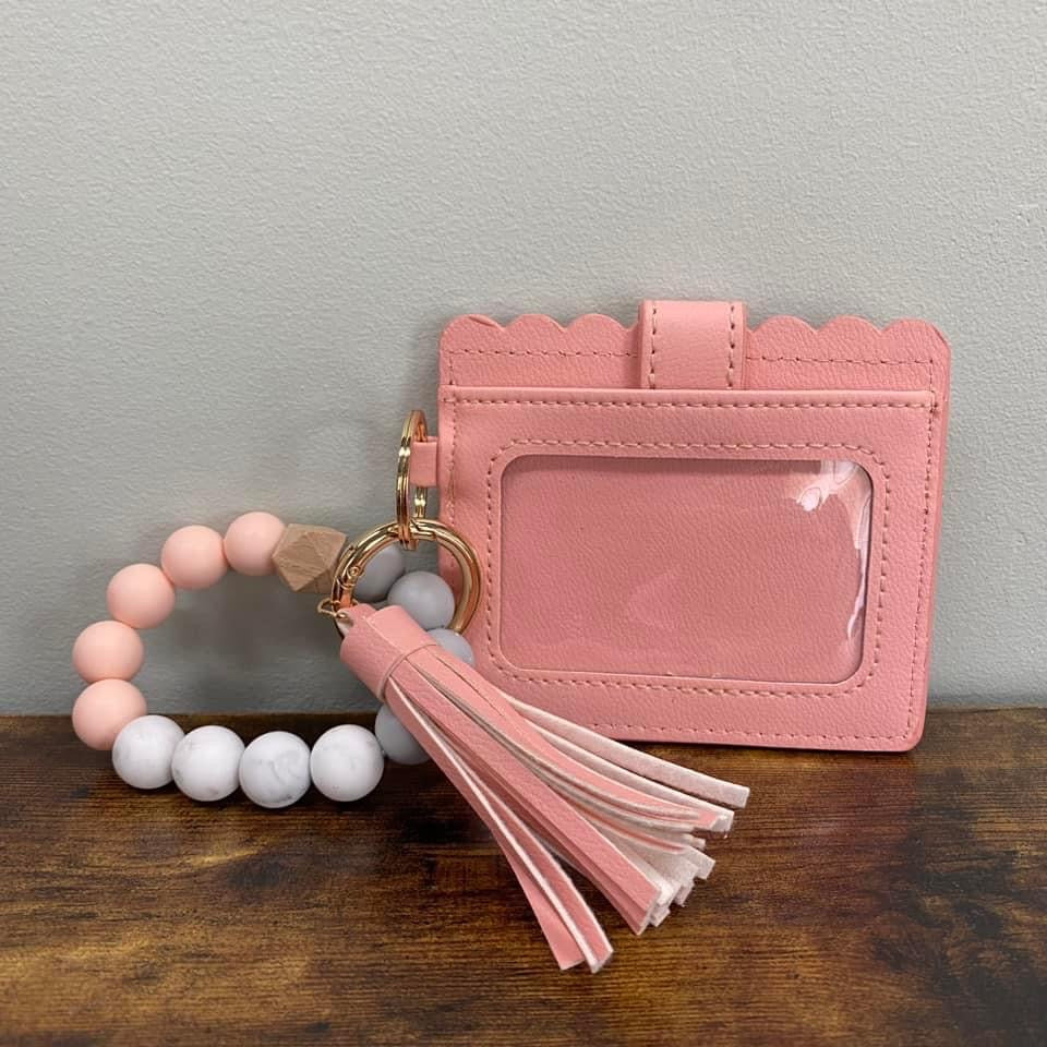 Bracelet Keychain with Card Holder