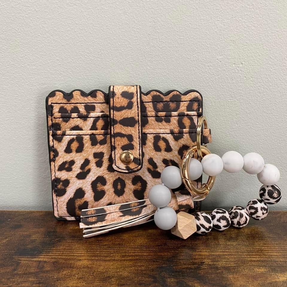 Bracelet Keychain with Card Holder