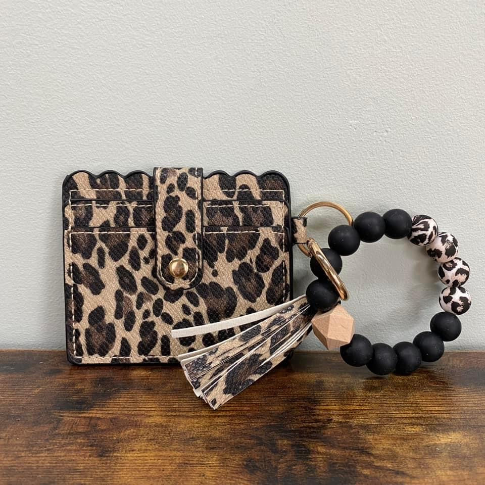 Bracelet Keychain with Card Holder
