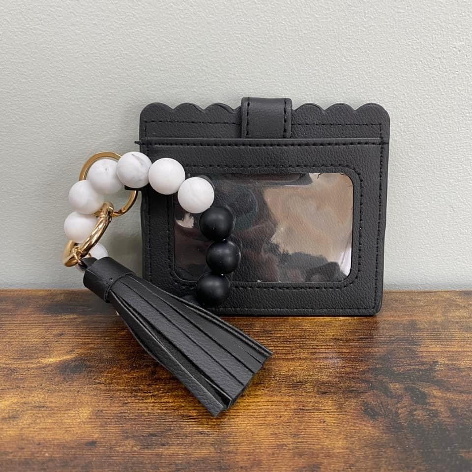Bracelet Keychain with Card Holder