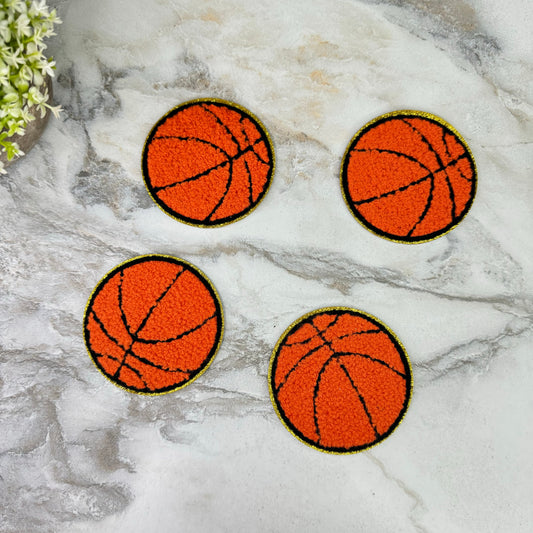 Chenille Patches - Basketball