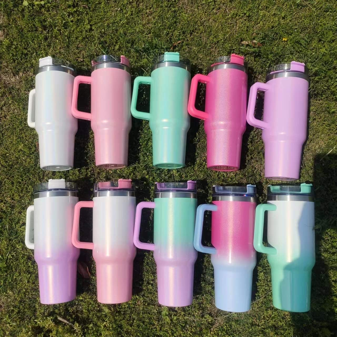 Tumbler - 40oz - Holographic Glitter Shimmer - LOCAL PICK UP OPTION