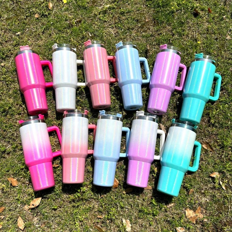 Tumbler - 40oz - Holographic Glitter Shimmer - LOCAL PICK UP OPTION