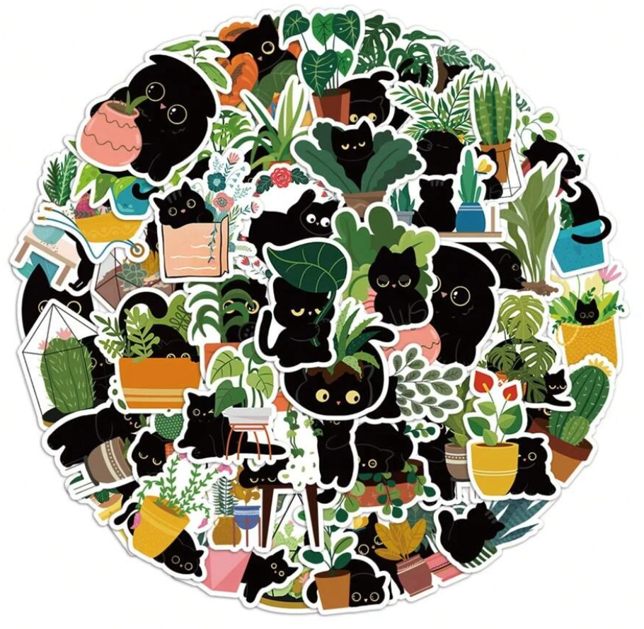 Stickers - Plants & Cats