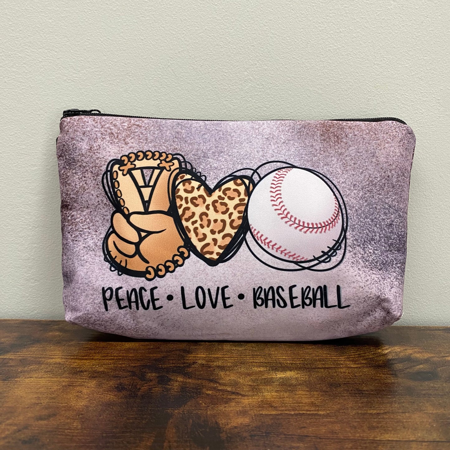Pouch - Baseball - Peace Love