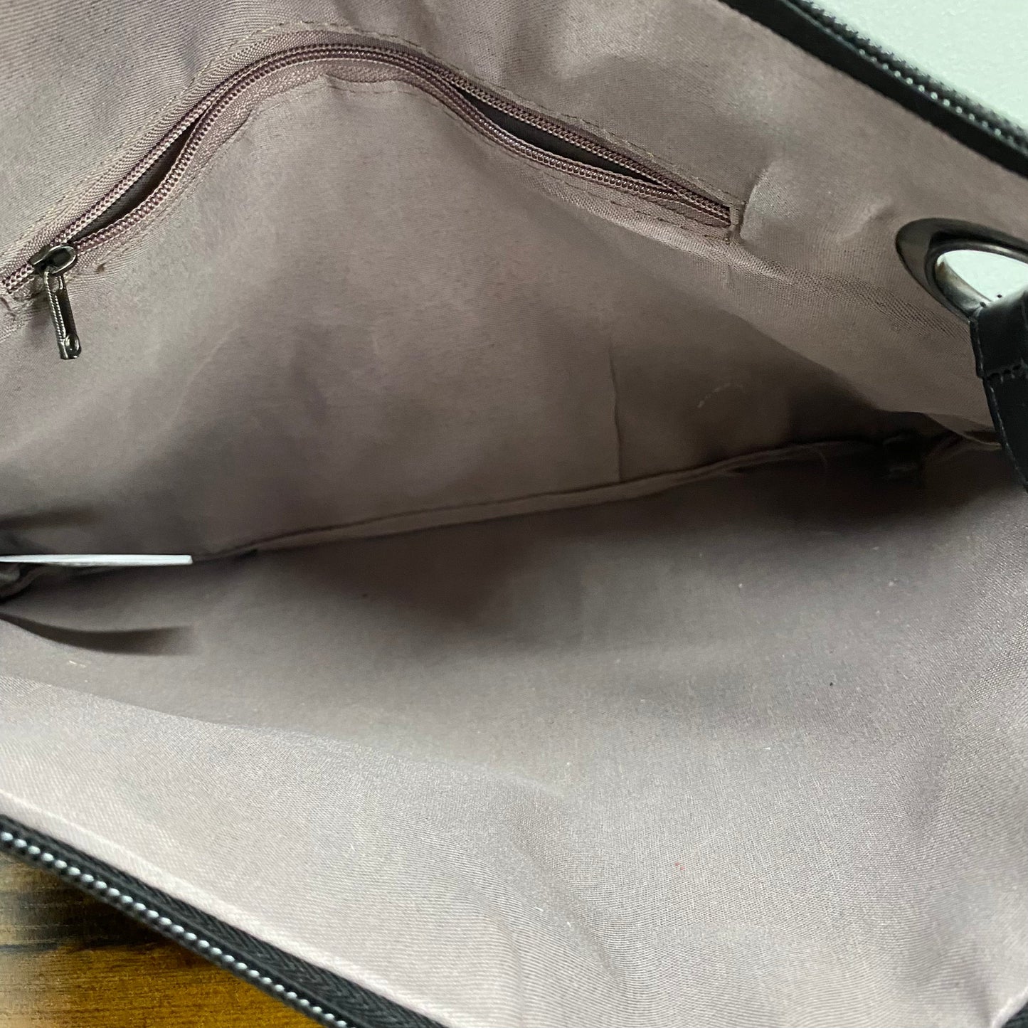 Clutch - Oversized Faux Leather with Wrist Loop