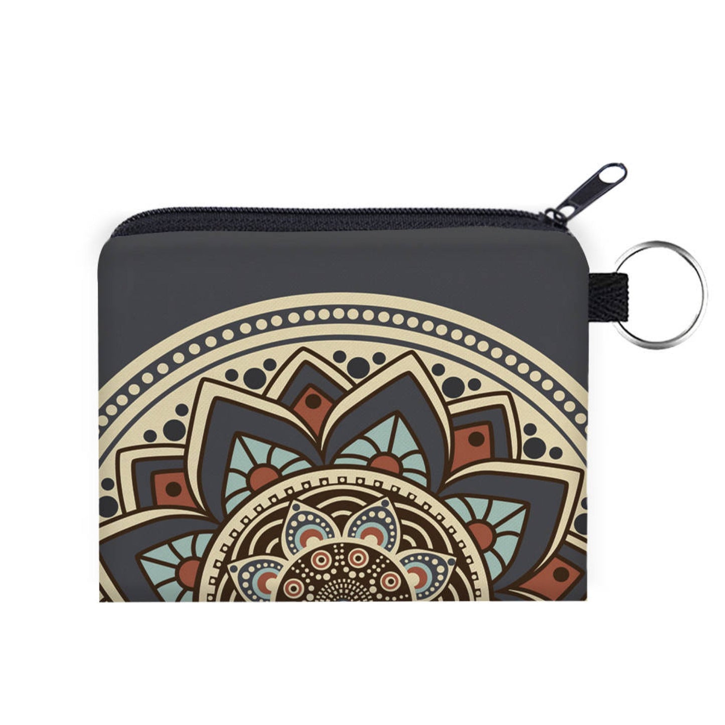 Mini Pouch - Mandala Grey