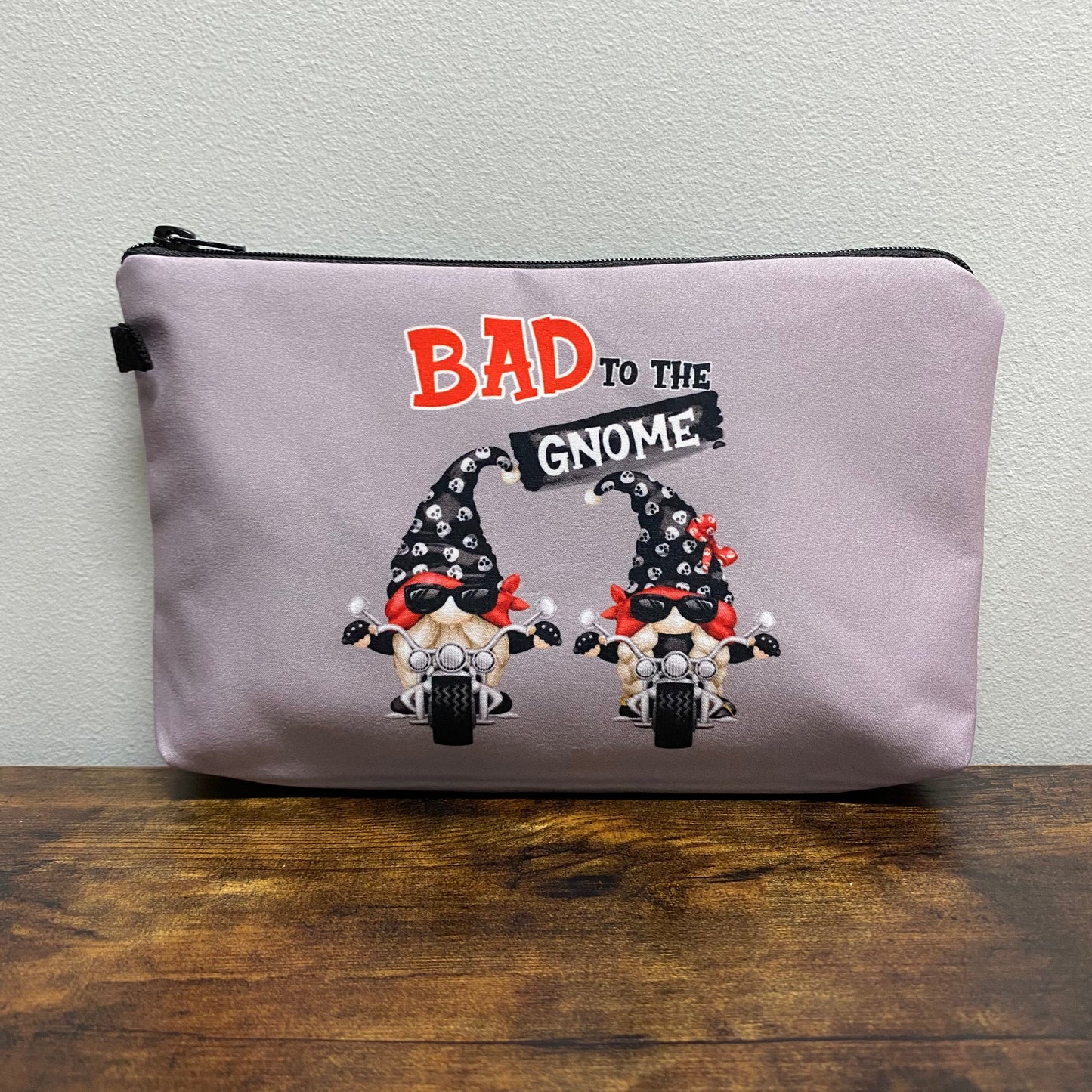 Pouch - Gnome, Bad To The Bone Gnome Motorcycle