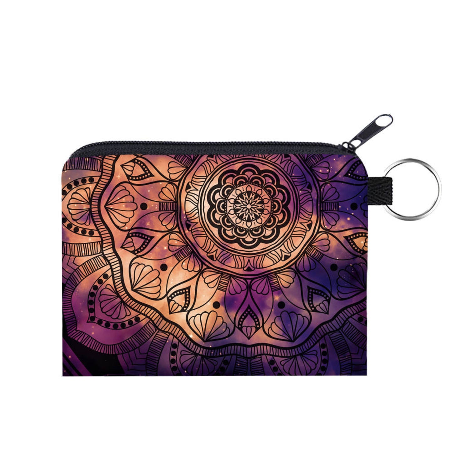 Mini Pouch - Mandala Purple Orange