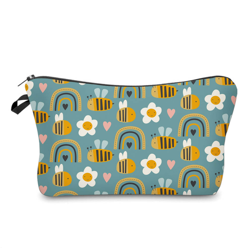 Pouch - Bee Daisy Rainbow