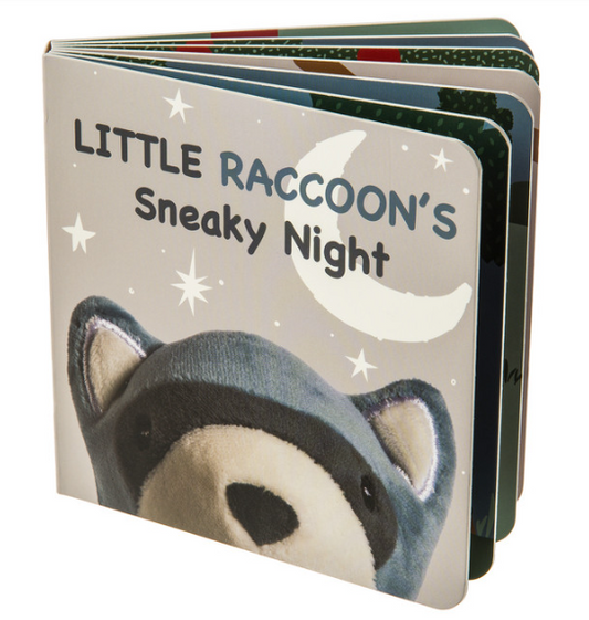 Board Book -  LEIKA "Little Raccoon's Sneaky Night" - by Mary Meyer Co.