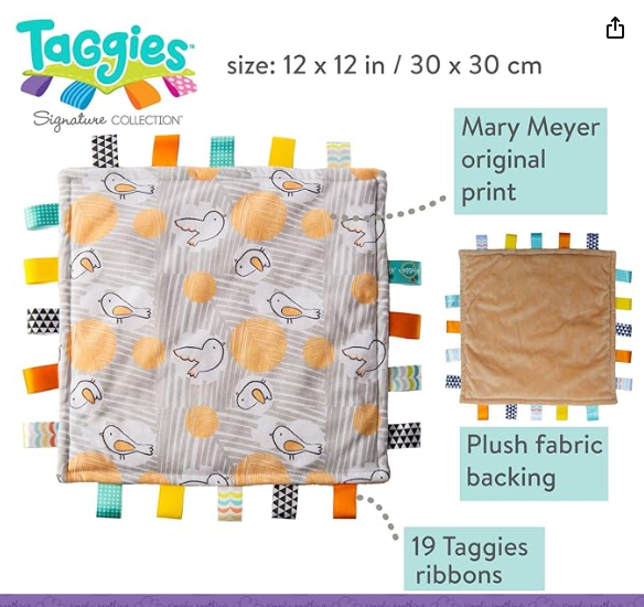 Taggies Original - COMFY BIRDS - by Mary Meyer Baby