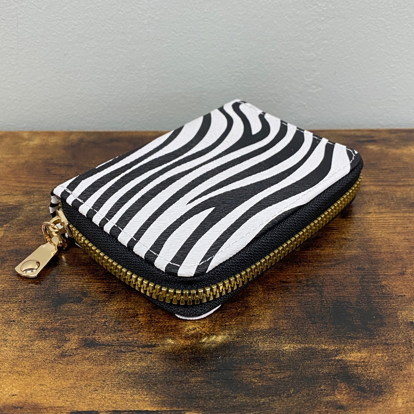 Wallet - Accordion Card - Zebra