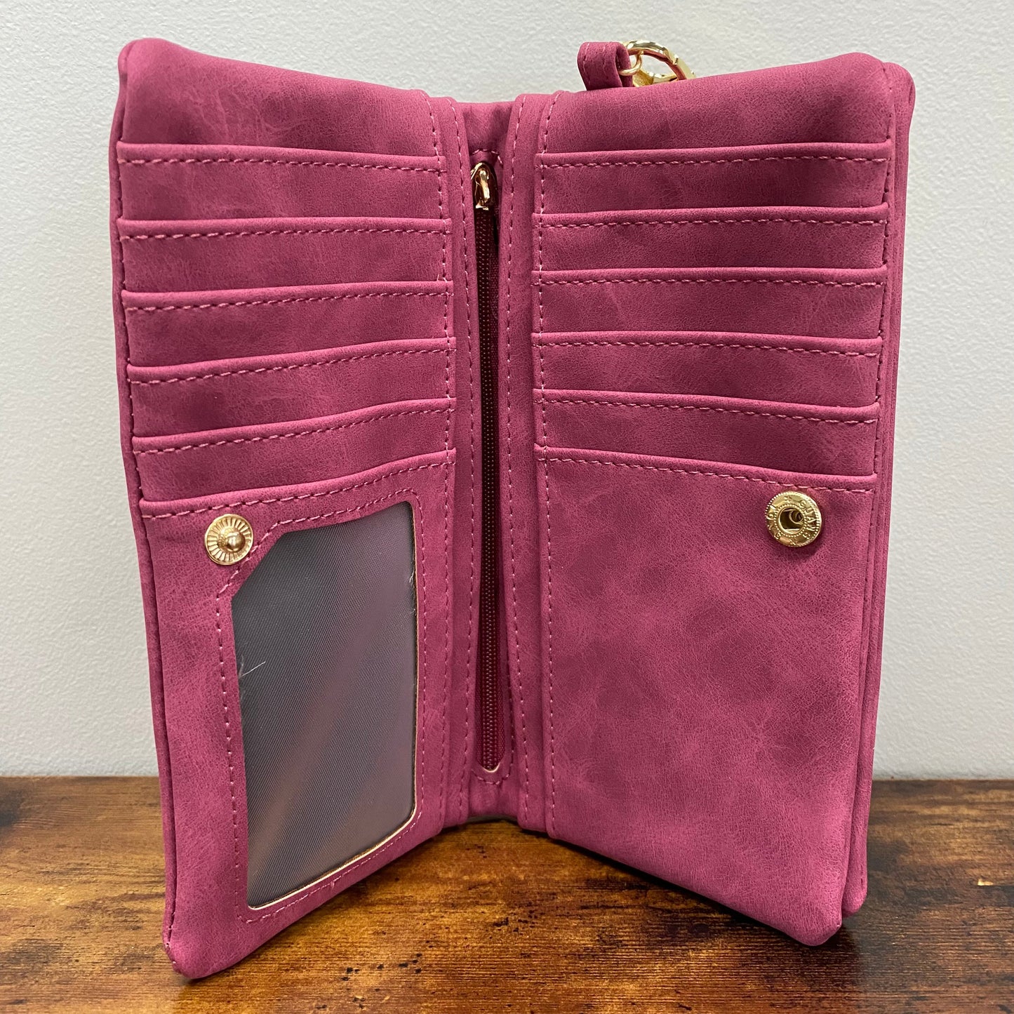 Wallet - Rectangle Soft Faux Leather LOCAL pick up optio