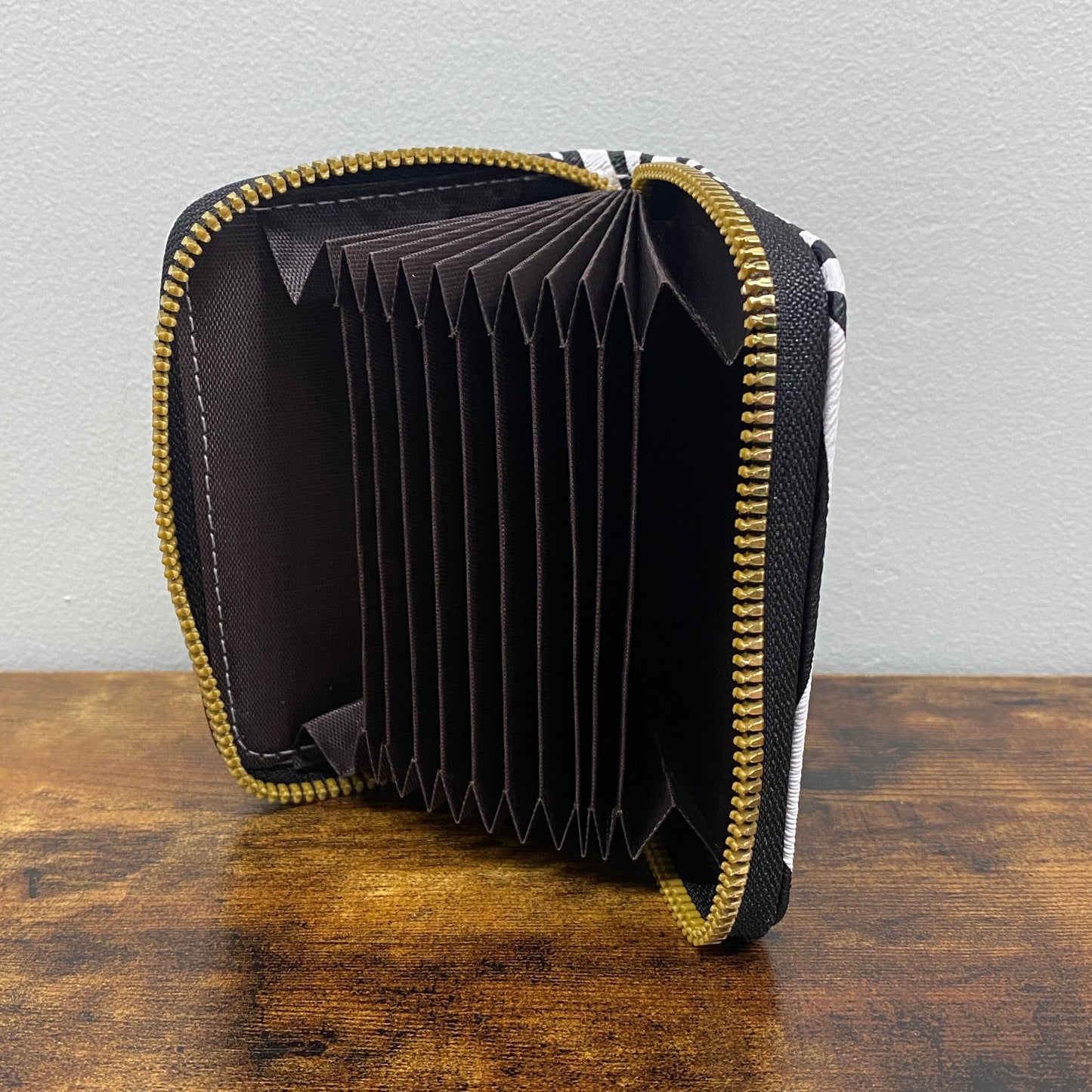 Wallet - Accordion Card - Zebra