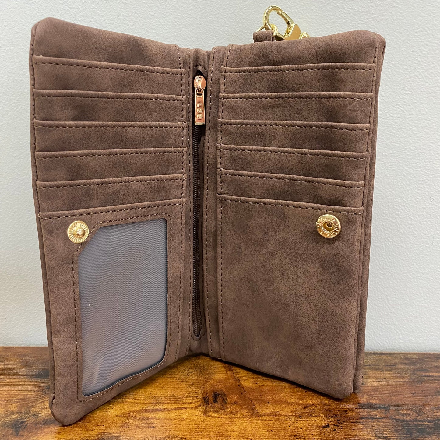 Wallet - Rectangle Soft Faux Leather LOCAL pick up optio