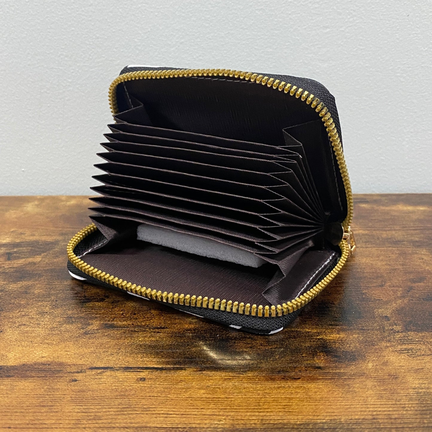 Wallet - Accordion Card - Zebra