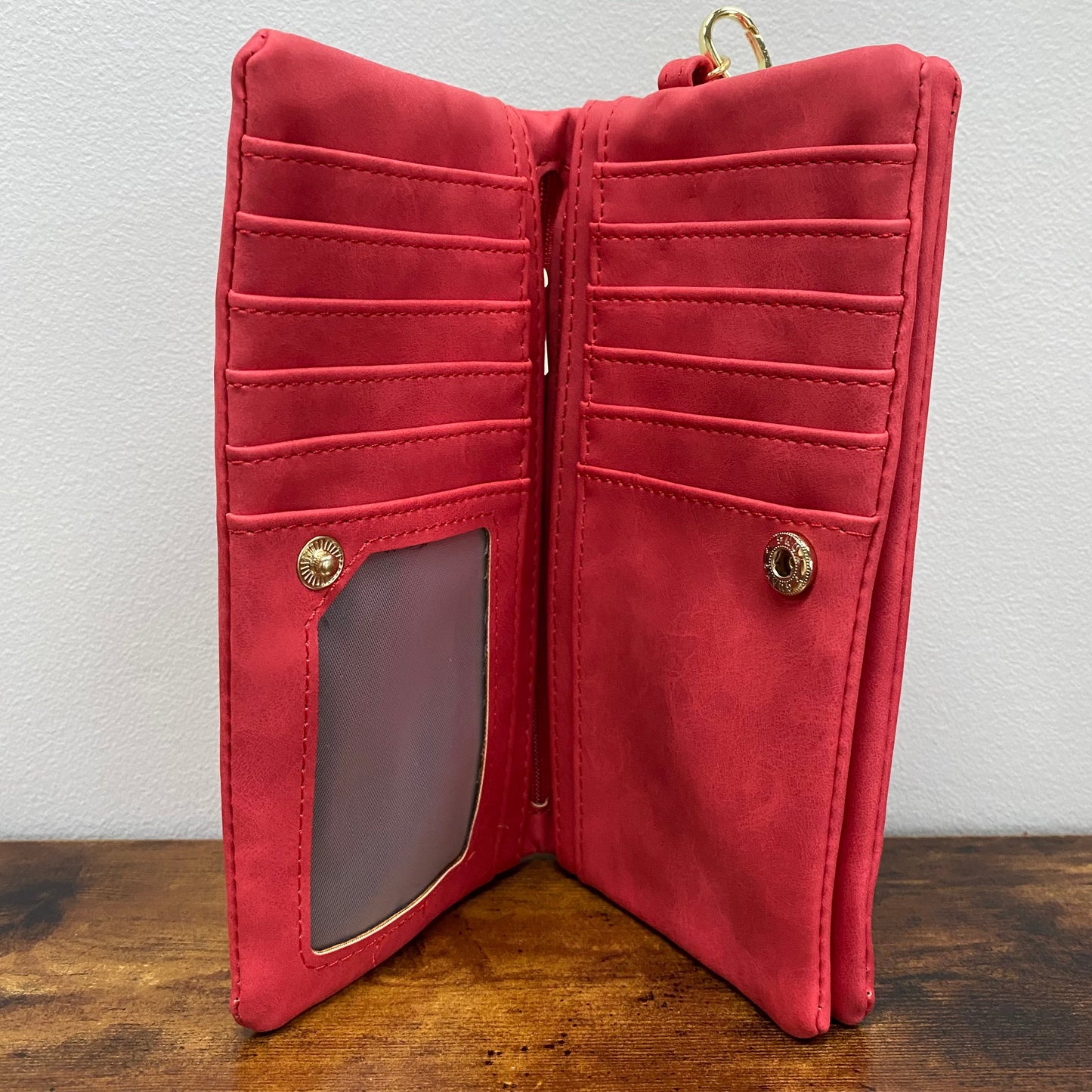 Wallet - Rectangle Soft Faux Leather LOCAL pick up optio