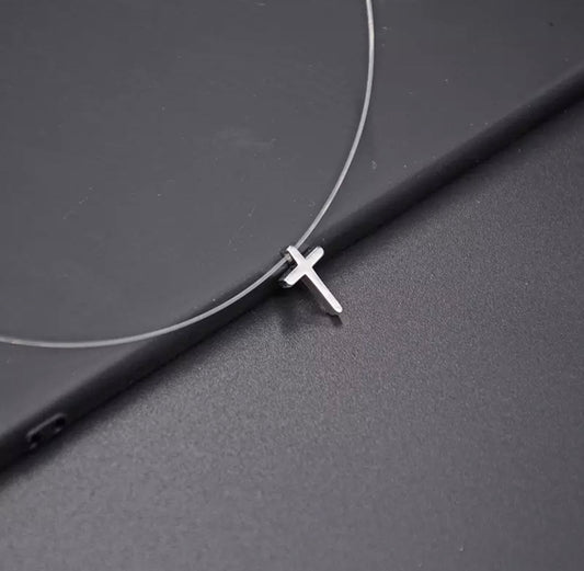 Necklace - Floating Cross