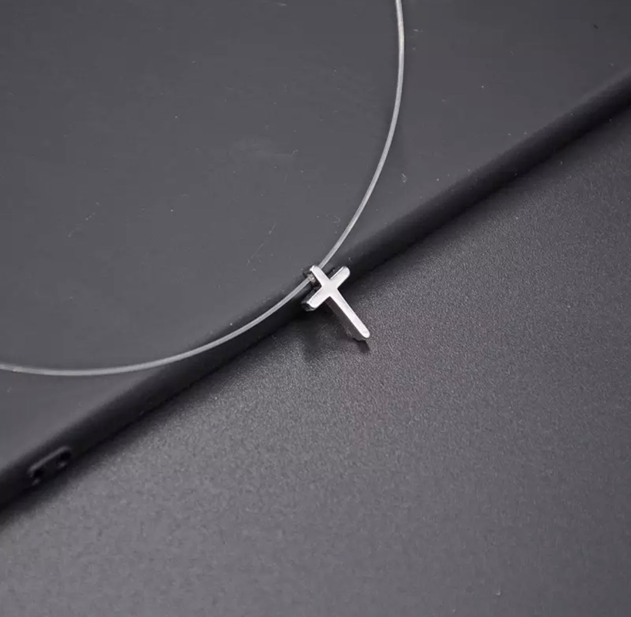 Necklace - Floating Cross