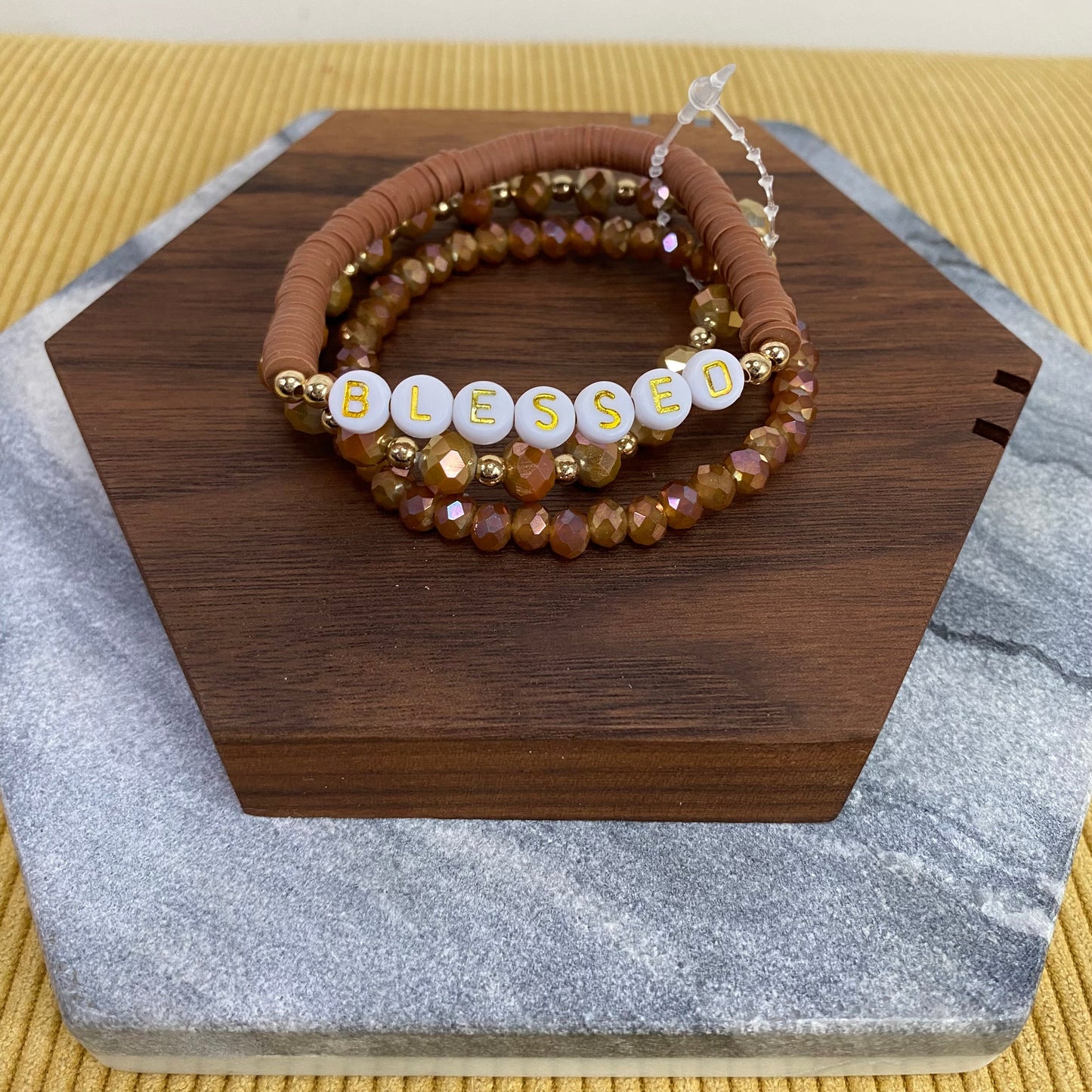 Bracelet Pack - Blessed - Brown