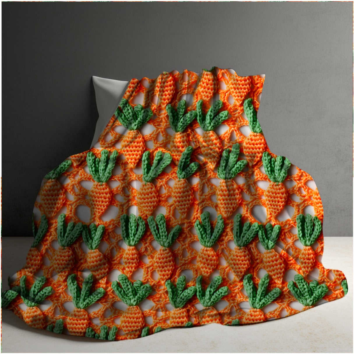 Blanket - Easter - Crochet Carrots