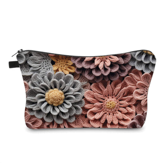 Pouch - Crochet Floral