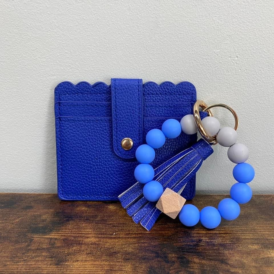 Bracelet Keychain with Card Holder