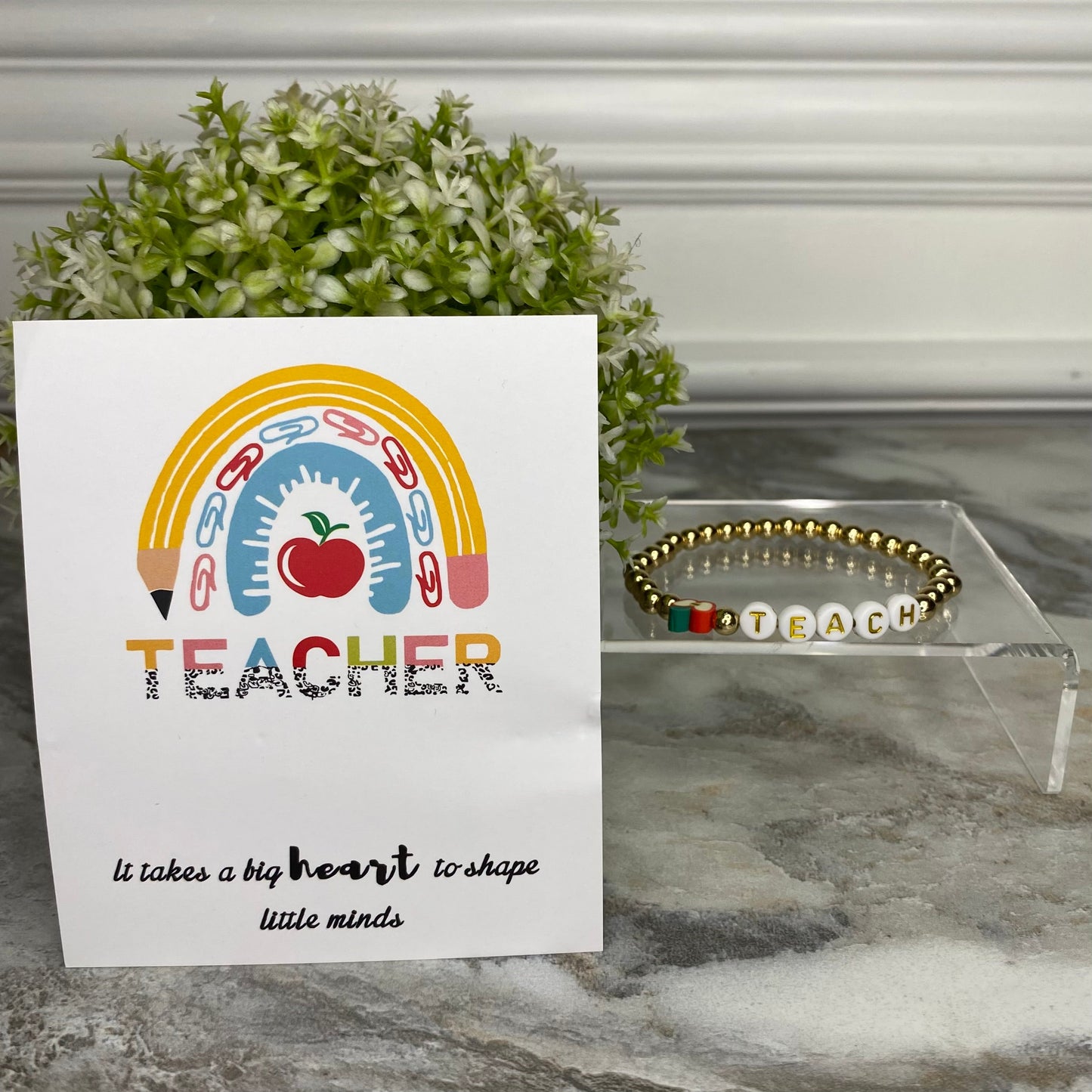 Beaded Bracelet - Teacher - Teach Apple