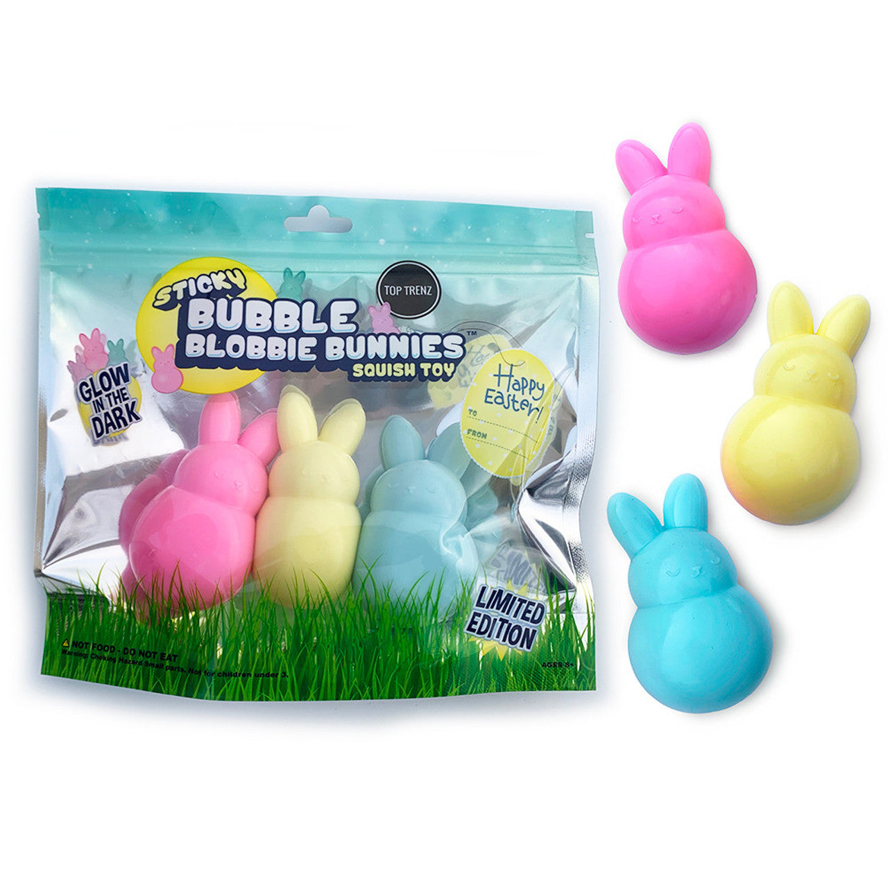 Sticky Bubble Blobbies - Easter Bunnies