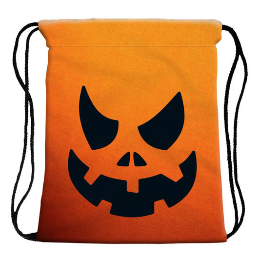 Drawstring Bag - Halloween Pumpkin Face - LOCAL PICK UP OPTION