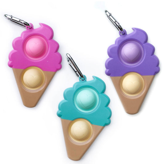 OMG Mega Pop - Ice Cream Cone Keychains