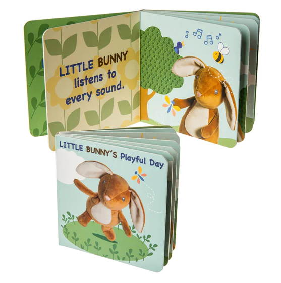 Board Book - LEIKA "Little Bunny's Playful Day" - by Mary Meyer Co.