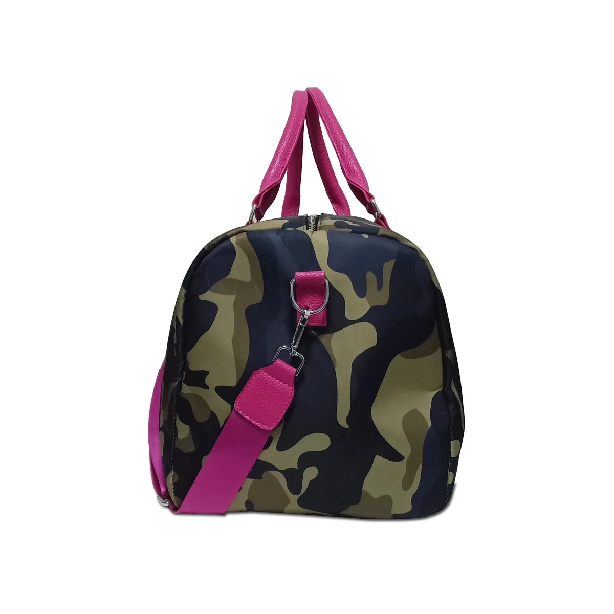 The Weekender Duffle Bag - Pink Camo