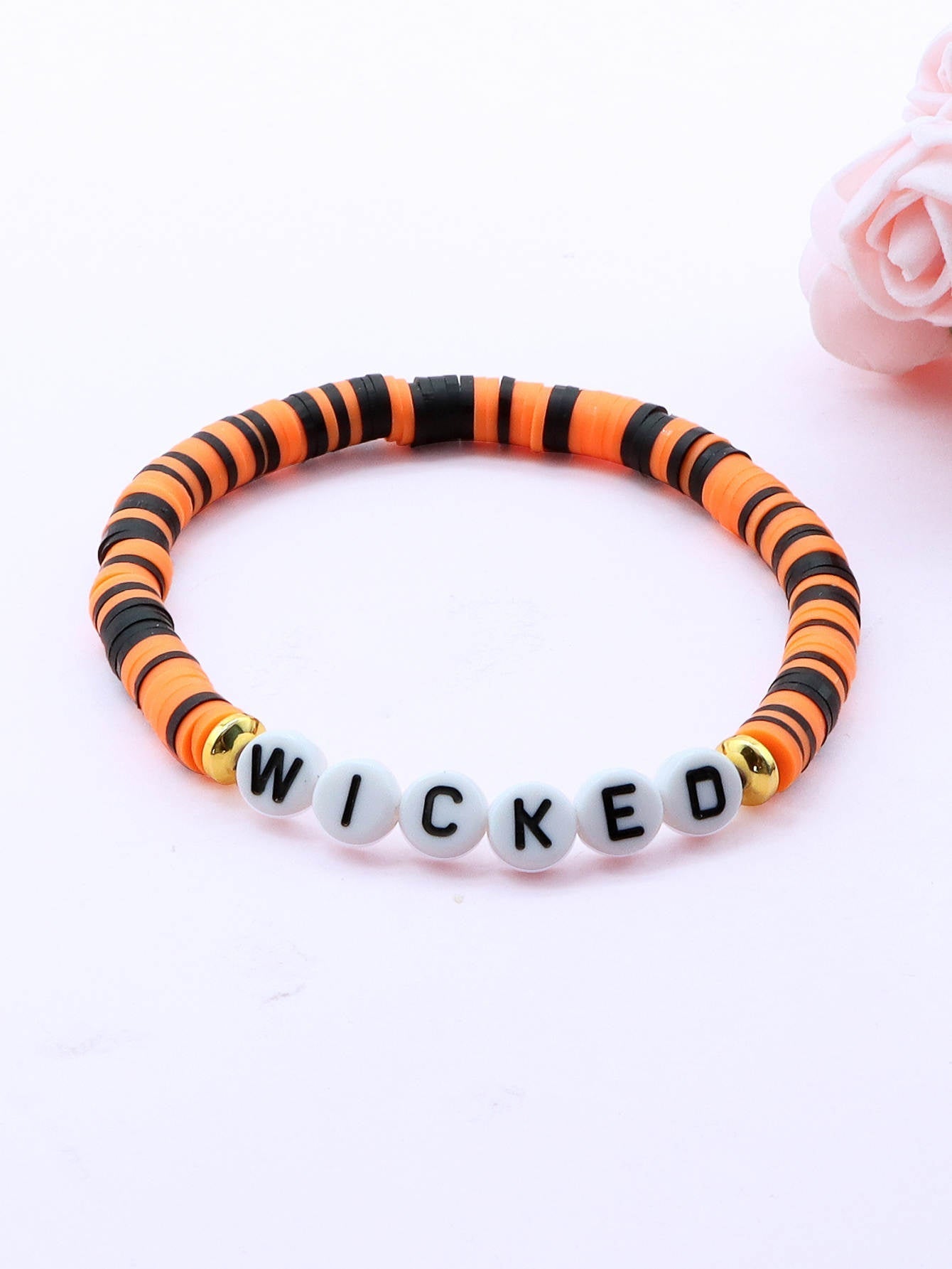 Bracelet - Halloween Bead - LOCAL PICK UP OPTION