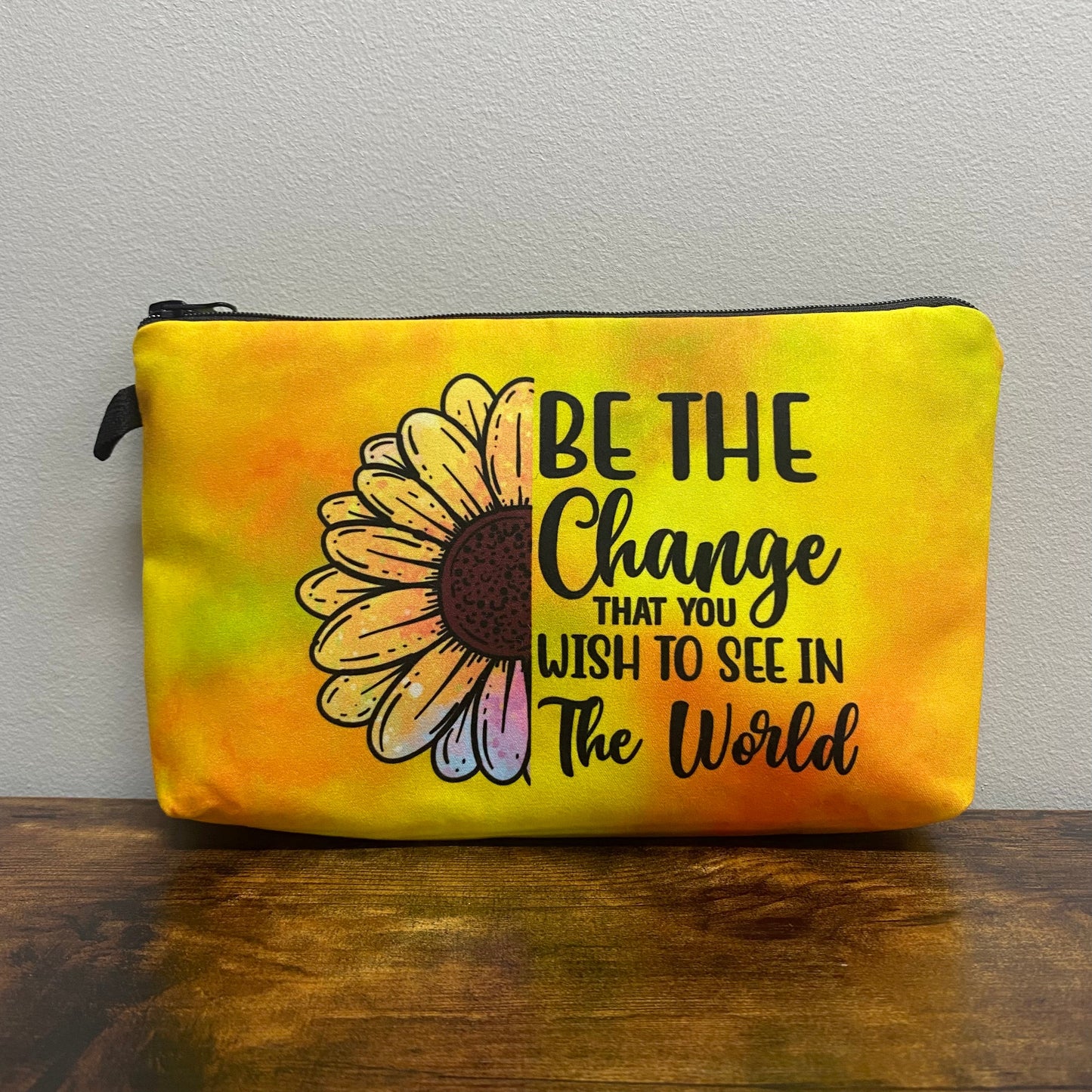 Pouch - Sunflower, Be The Change