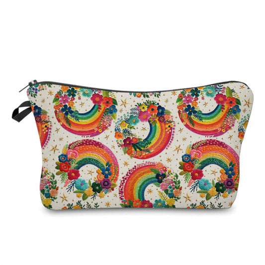 Pouch - Rainbow Embroidery