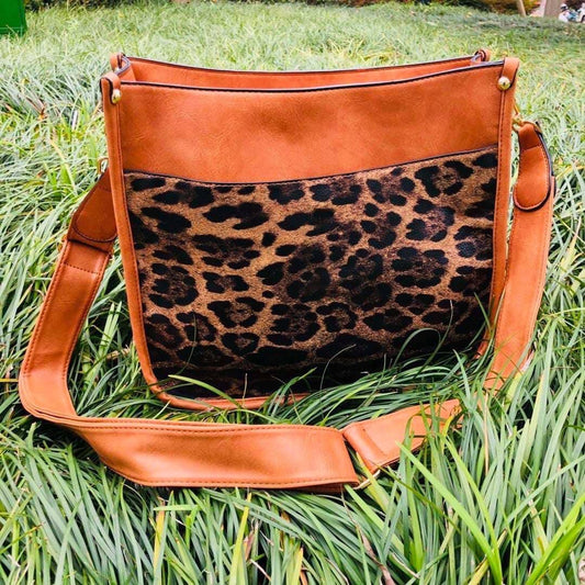 The Aubree Crossbody -BROWN LEOPARD - LOCAL PICKUP OPTION
